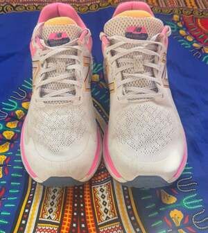 New Balance Fresh Foam Running Shoes White Pink